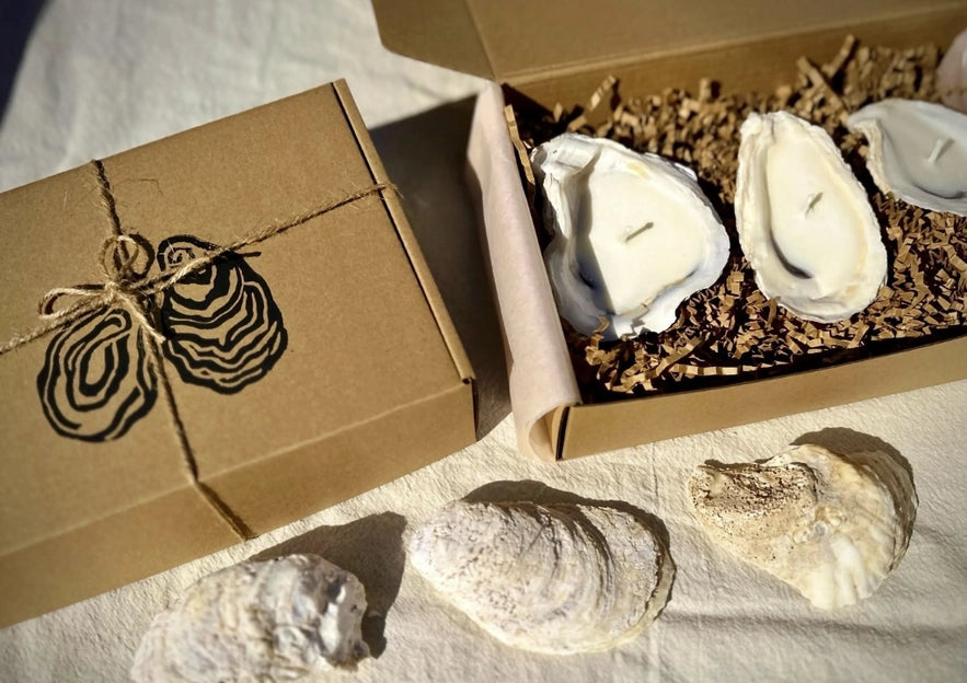 Oyster Candle Gift Set