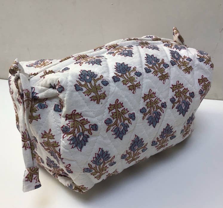 Bag 9x5x5 Silvia Cosmetic Block printed Large