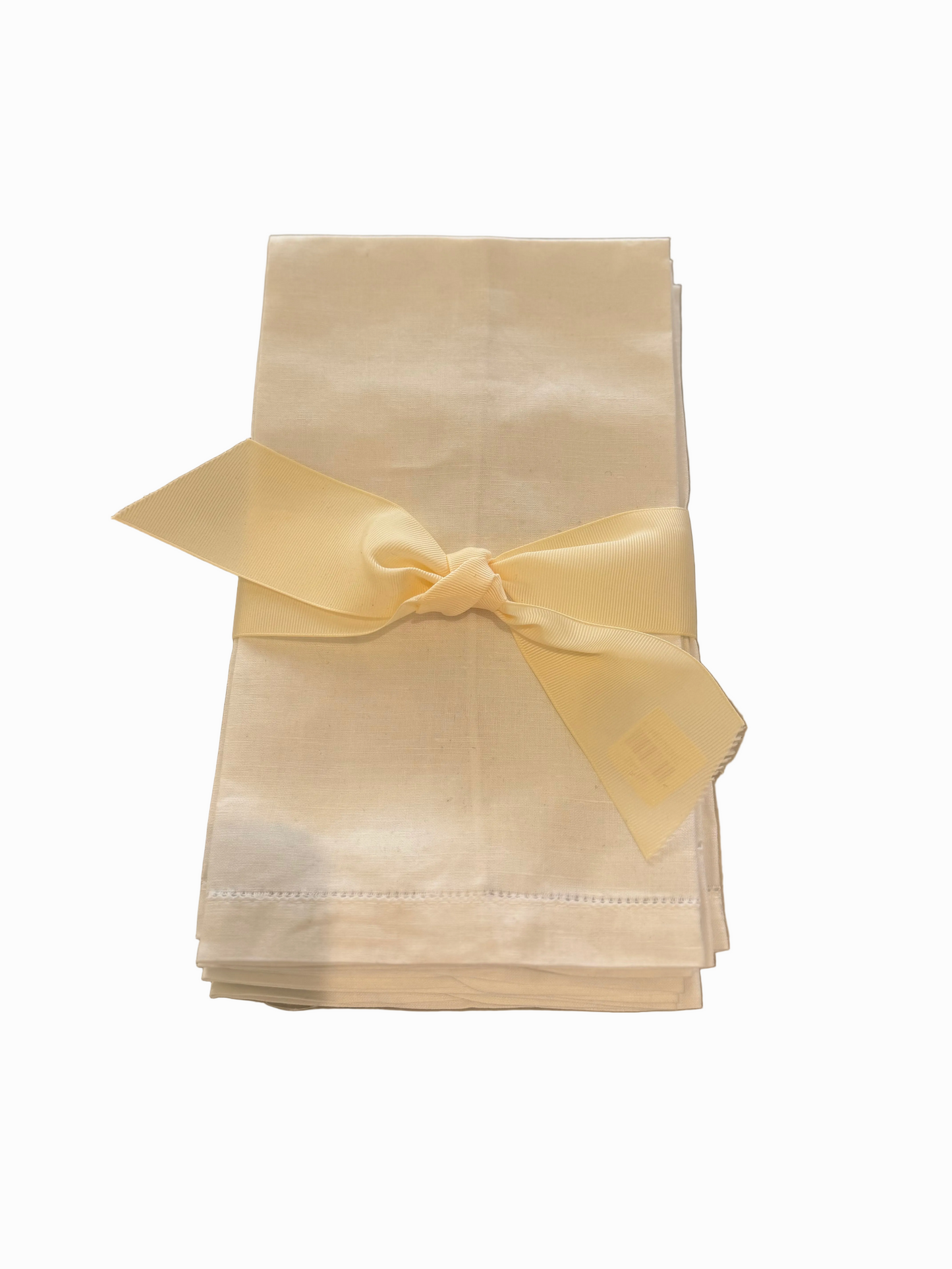 Hemstitched Hand Towels - Set of 6