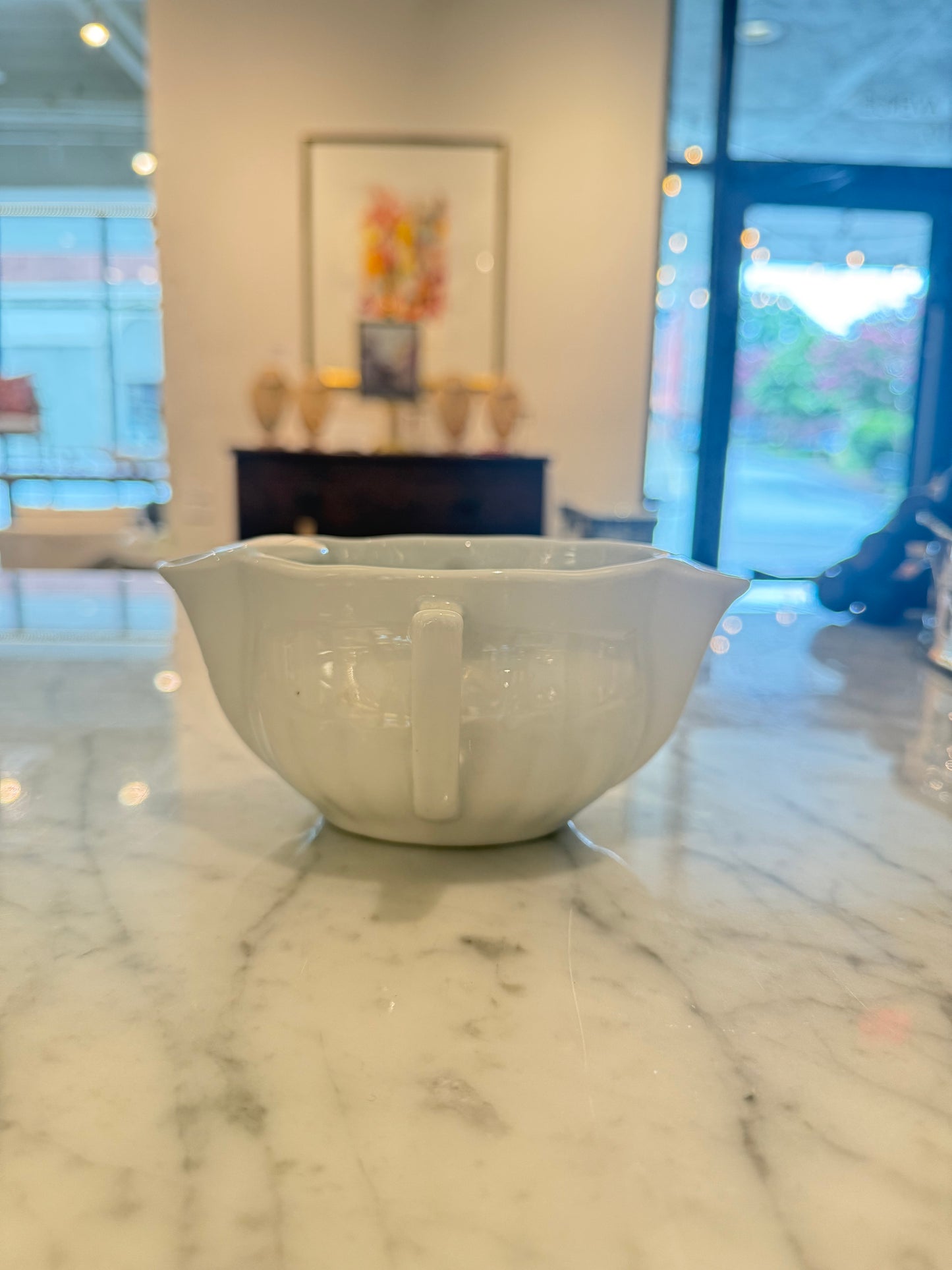 Stoneware Fat Skimmer