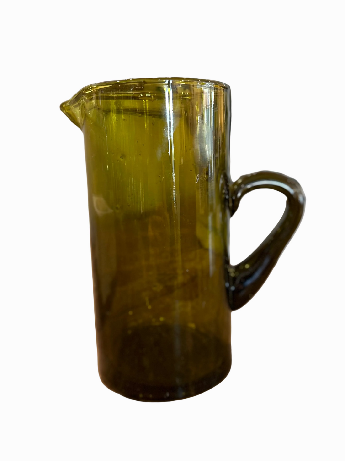Moroccan Amber Glass Carafe