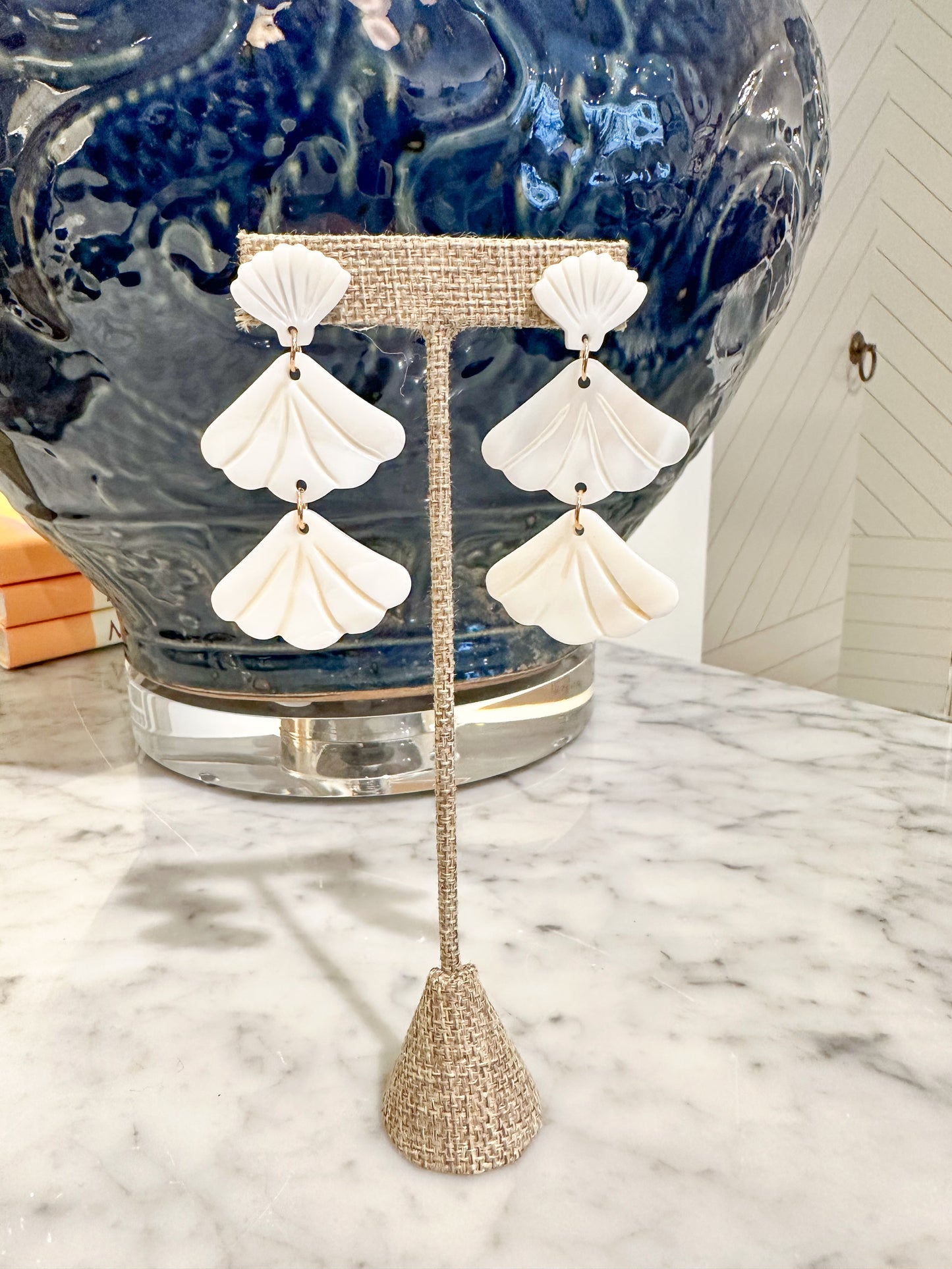 Mermaid Shell Statement Earrings