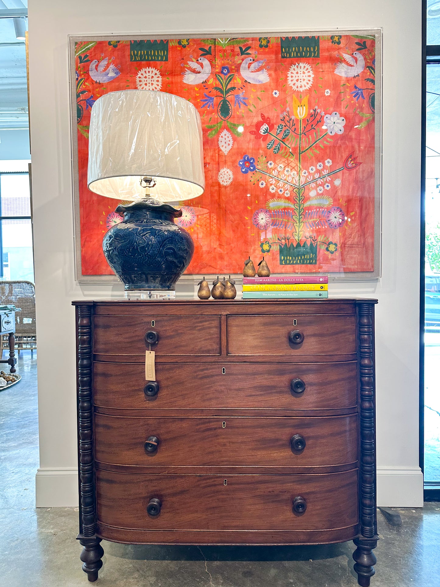 Bow Front Chest of Drawers