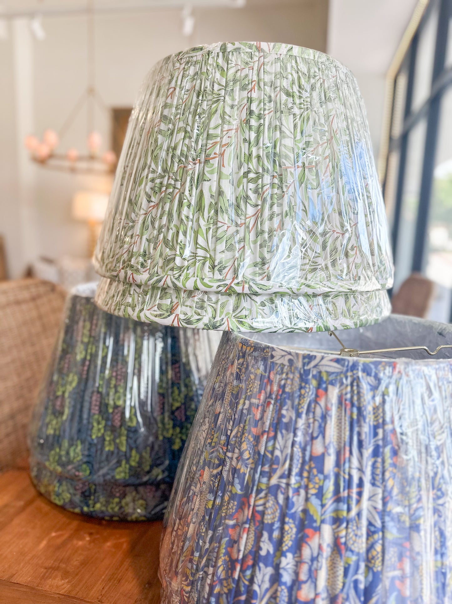 Floral Print Lampshades