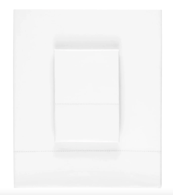 Hemstitch Sheet Set - White