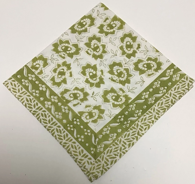 Daffodil Green Napkins - Set of 6