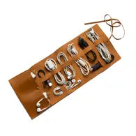 Travel Cord Roll - Brown