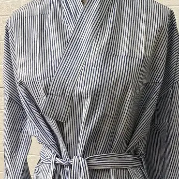Blue Striped Robe