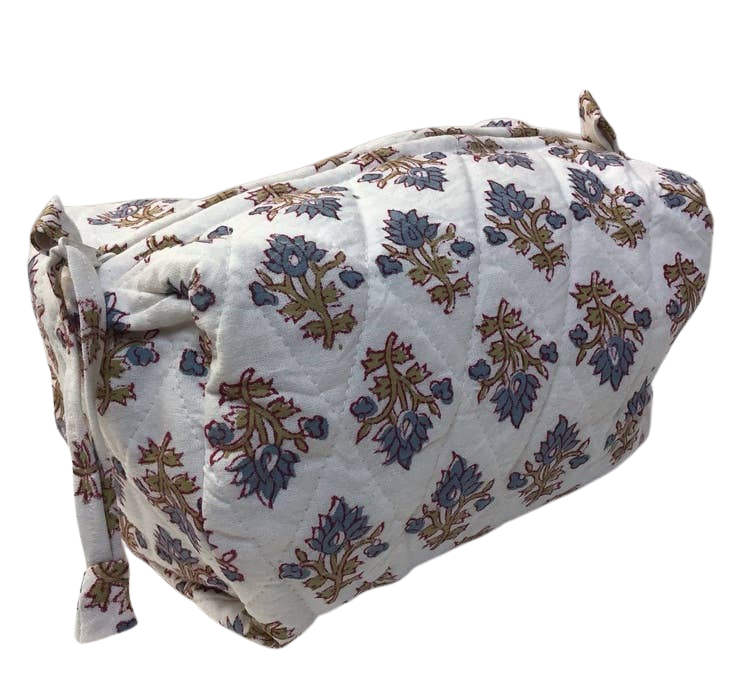Bag 9x5x5 Silvia Cosmetic Block printed Large
