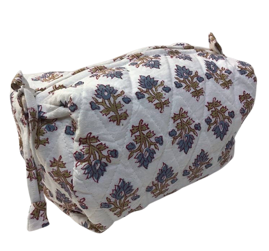 Bag 9x5x5 Silvia Cosmetic Block printed Large
