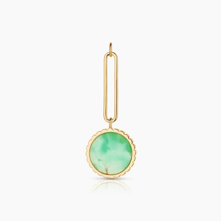 Odeon Chrysoprase Drop Charm
