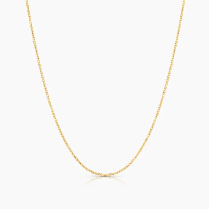 Ray Cable Chain Necklace - 18 - 20"