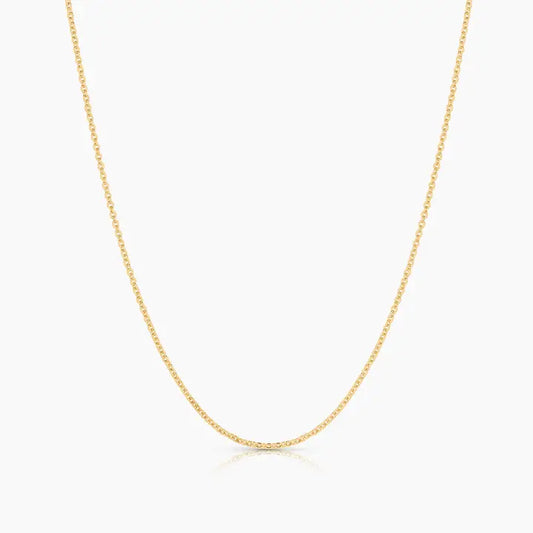Ray Cable Chain Necklace - 18 - 20"