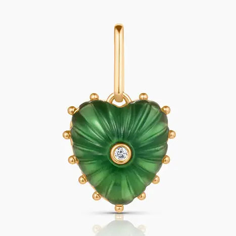 Isabel Green Jade Heart