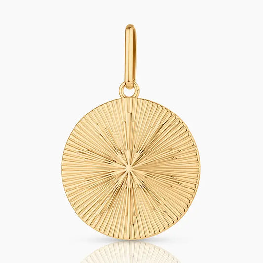 Sundial Coin Charm