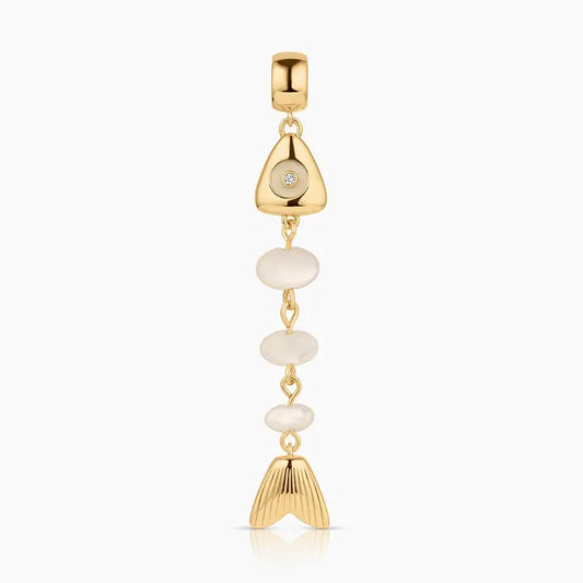 La Pez Mother of Pearl Fish Bail Charm