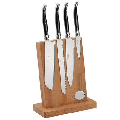 Jean Dubost Kitchen Knife Set - Black Handle