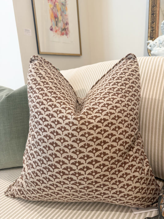 Masaga Natural Pillow - Cocoa Textile