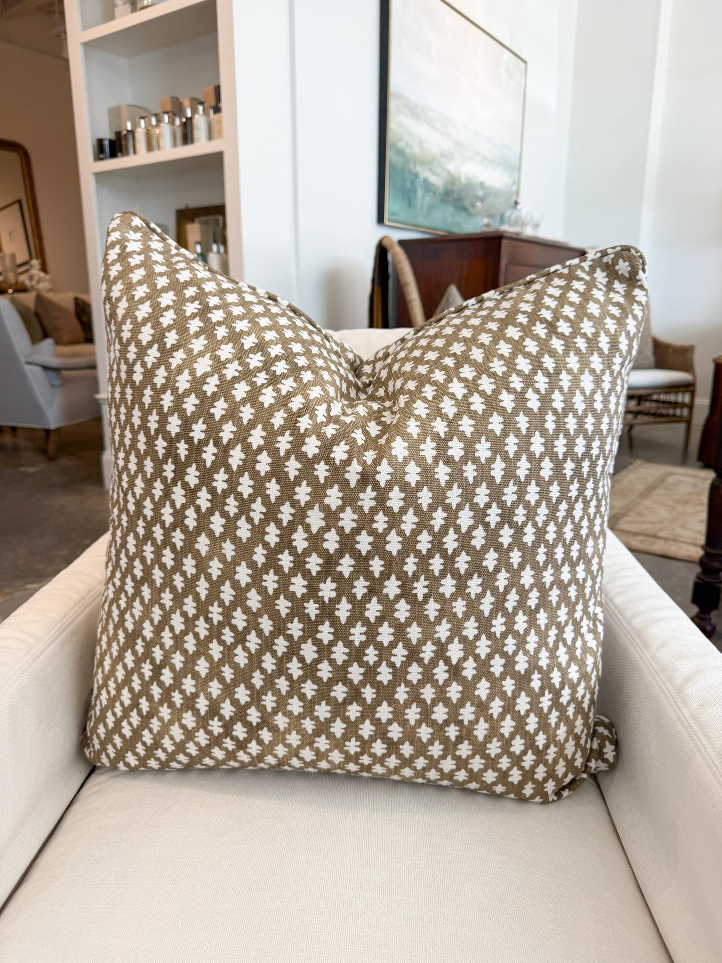 Far Hills Acorn Pillow