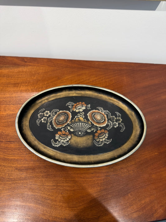 Stenciled Tray