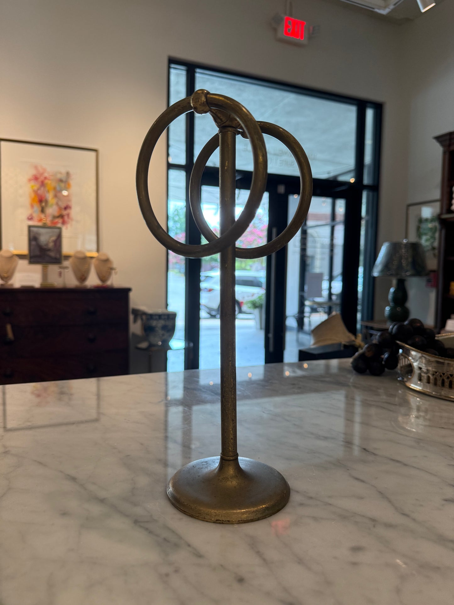 Brass Hand Towel Holder