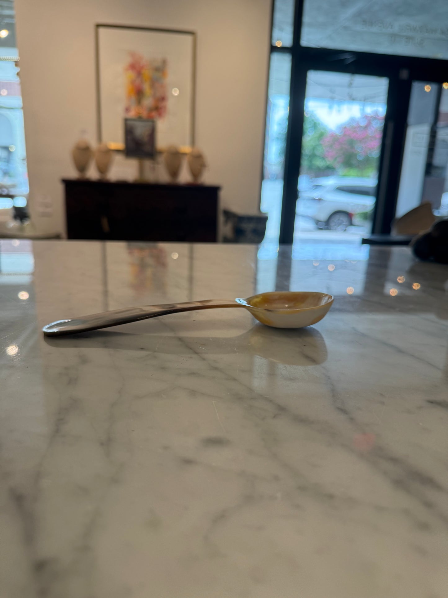Cow Horn Spoon