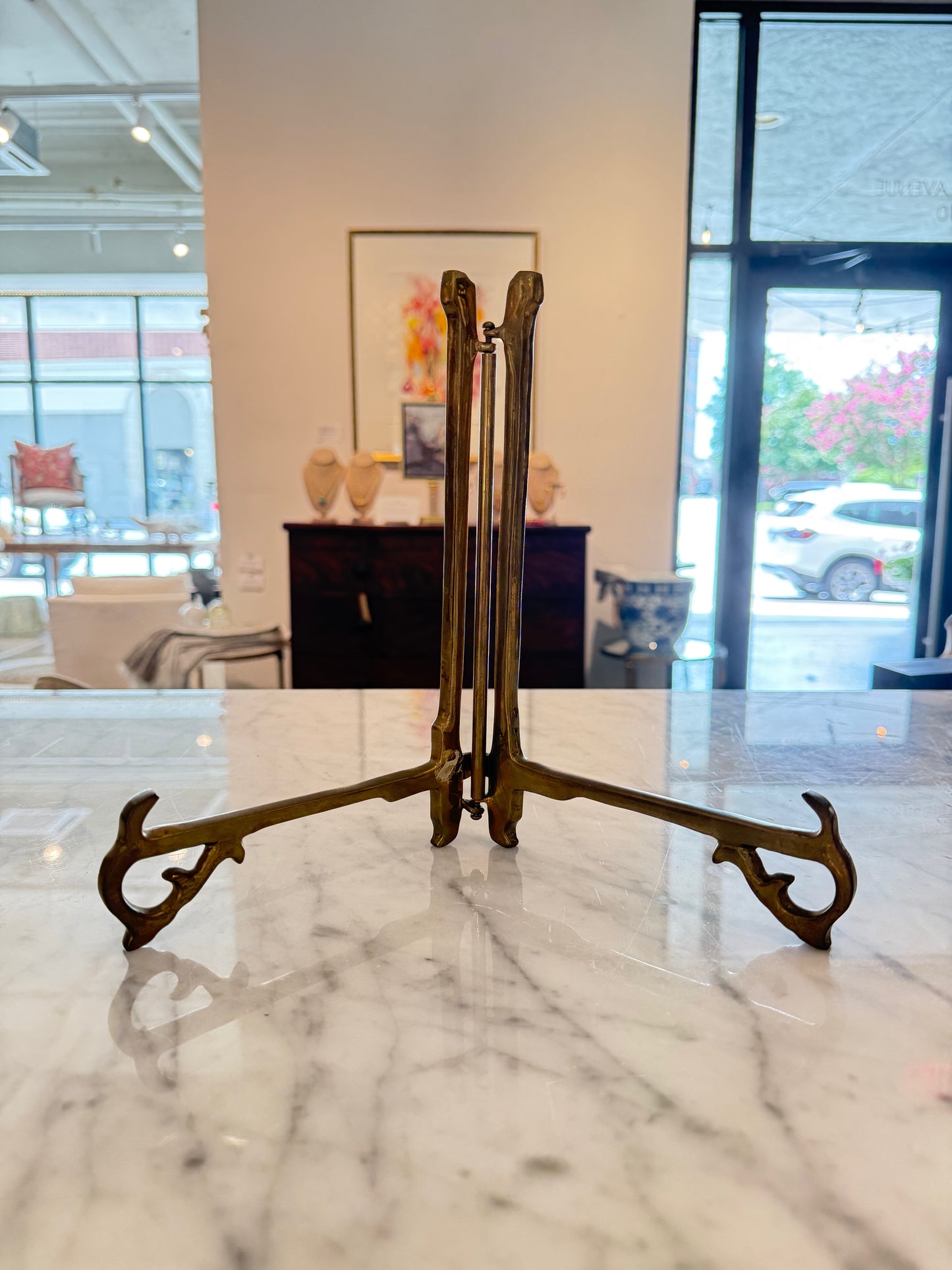 Antique Brass Stand