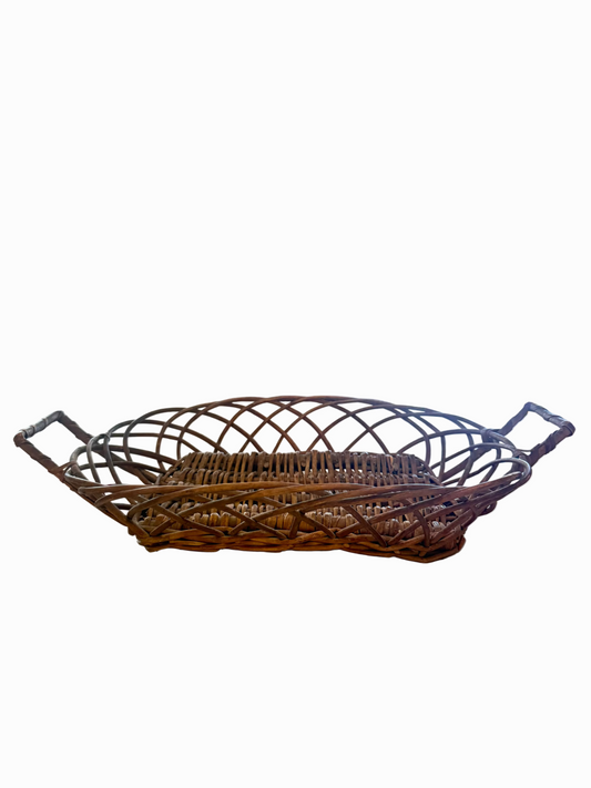 Wicker Gathering Basket