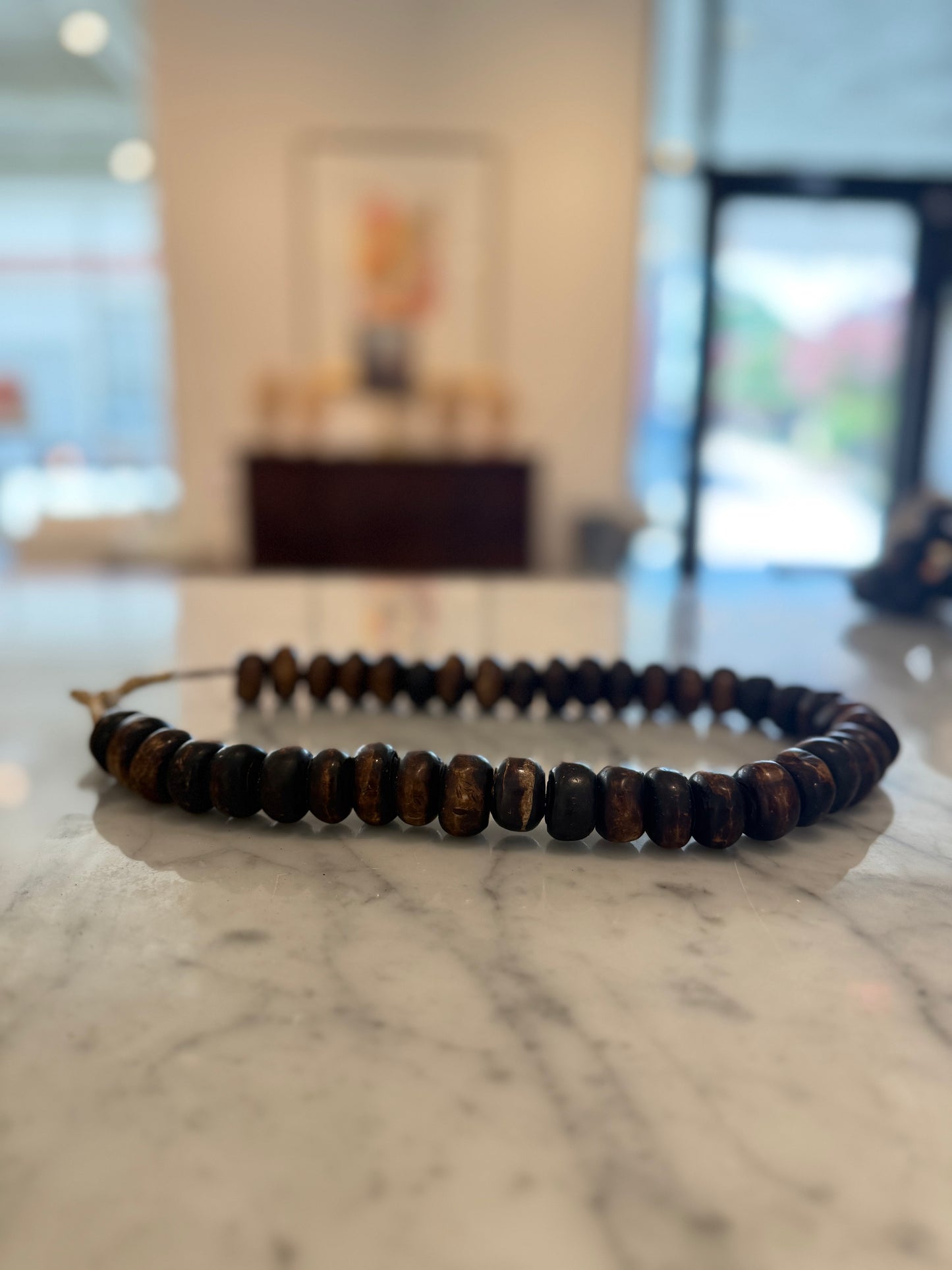 Wooden African Beads- Ebony