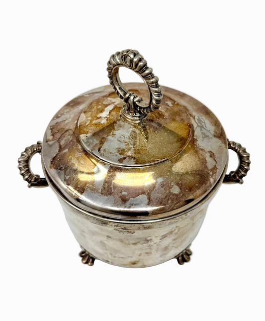 Short Silver Ice Bucket