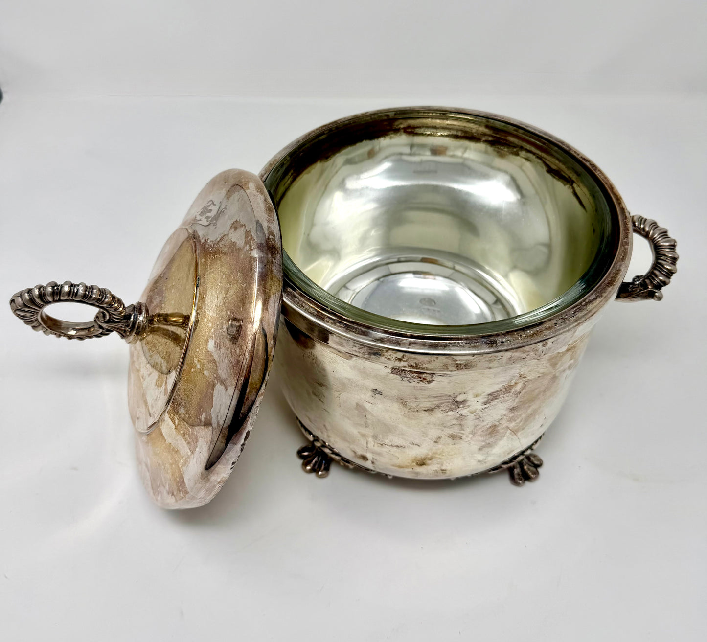 Short Silver Ice Bucket