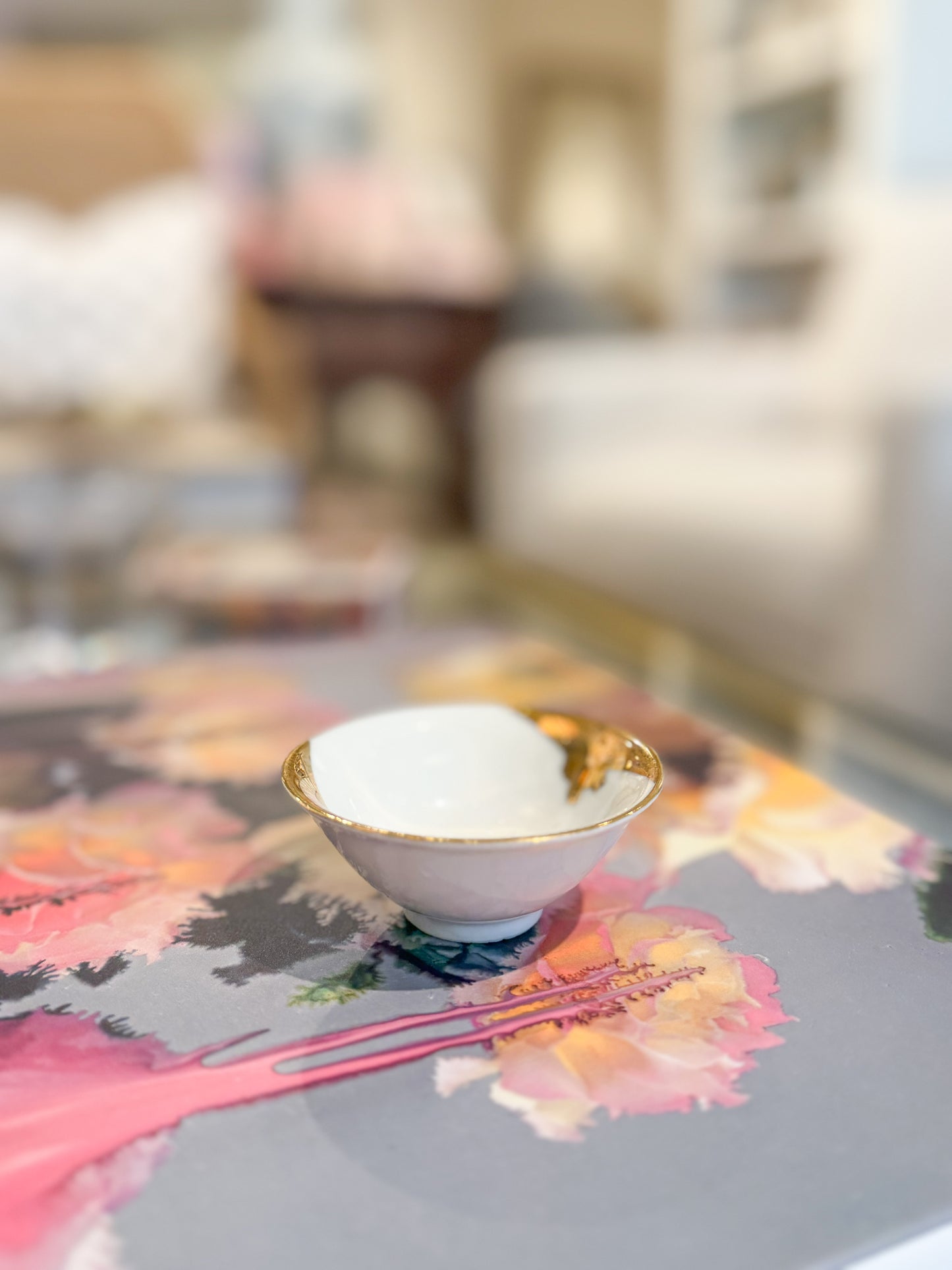 Gold Swan Salt Cellar