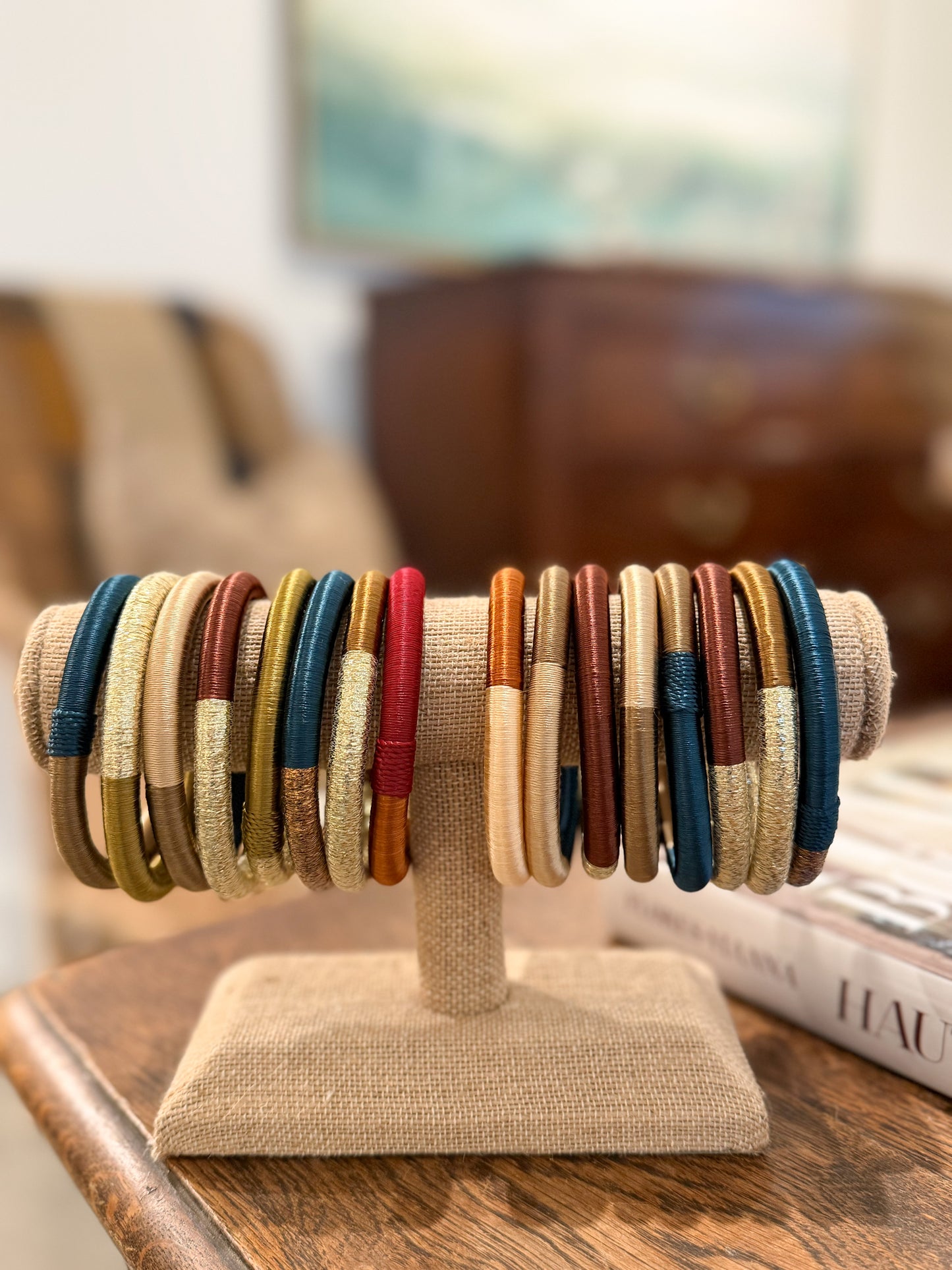 Silk Bangle Bracelet