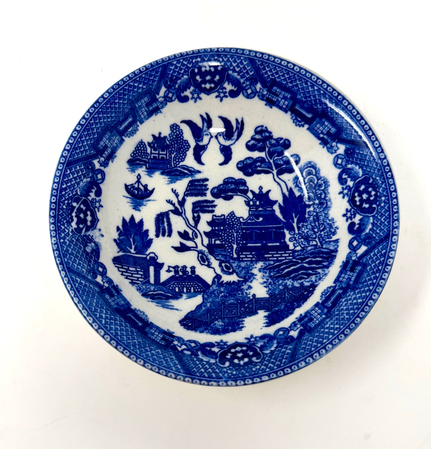 Classic Blue and White Bowl Scene
