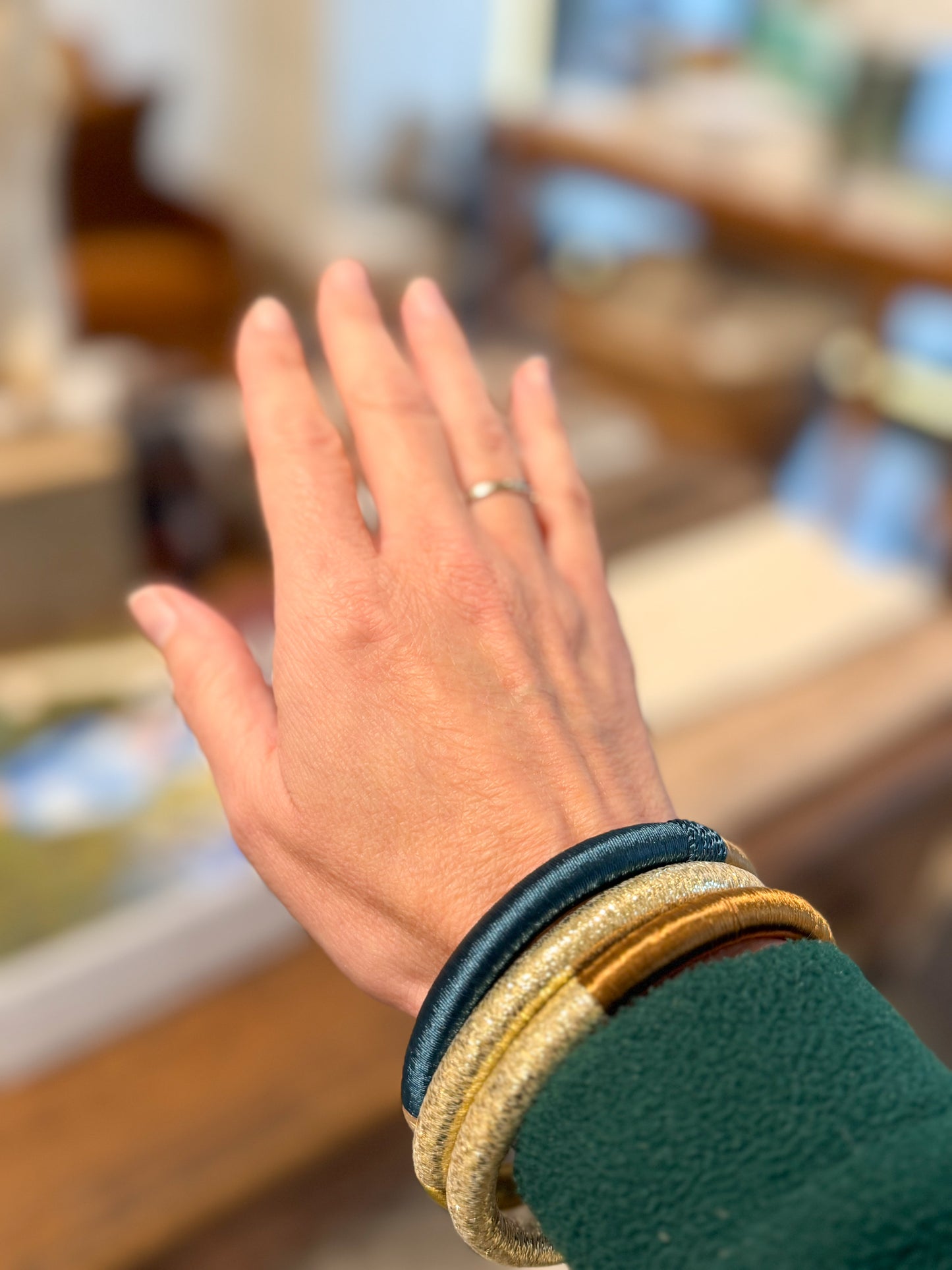 Silk Bangle Bracelet