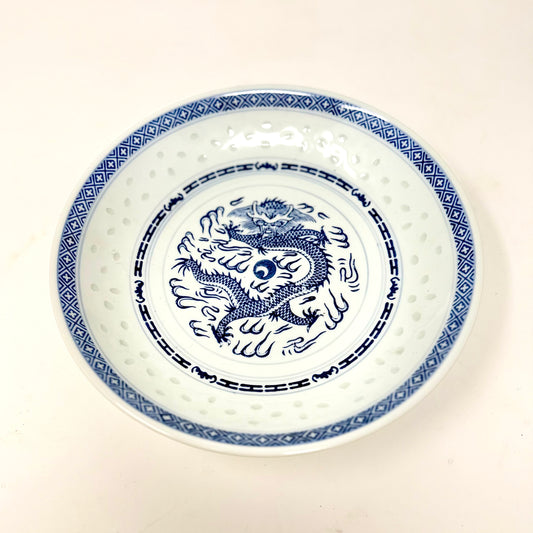 Blue and White Rice Bowl