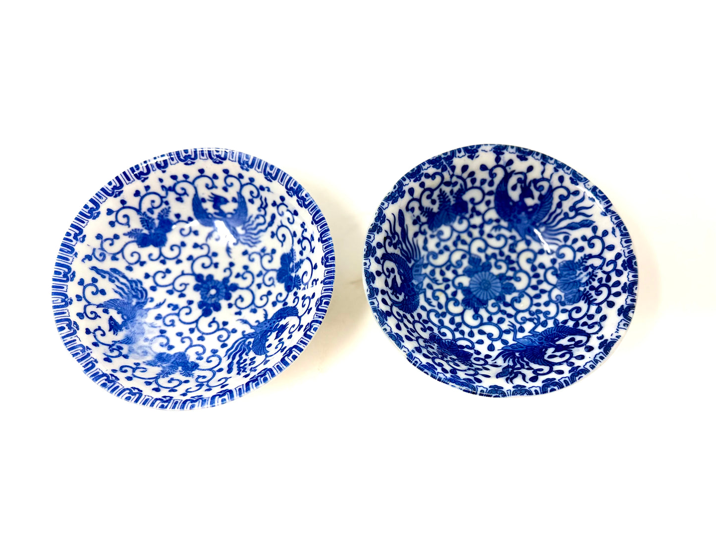 Small Blue and White Bowls