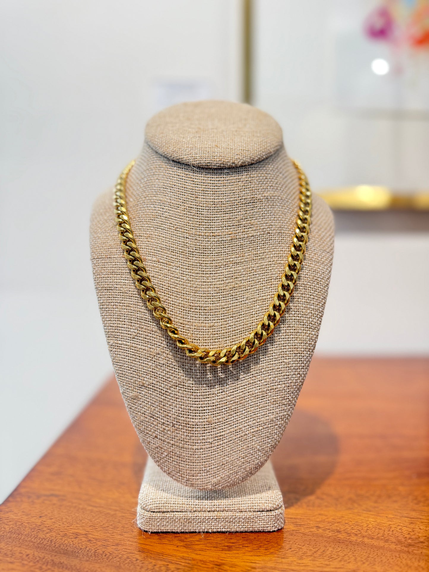 Linked Gold Necklace
