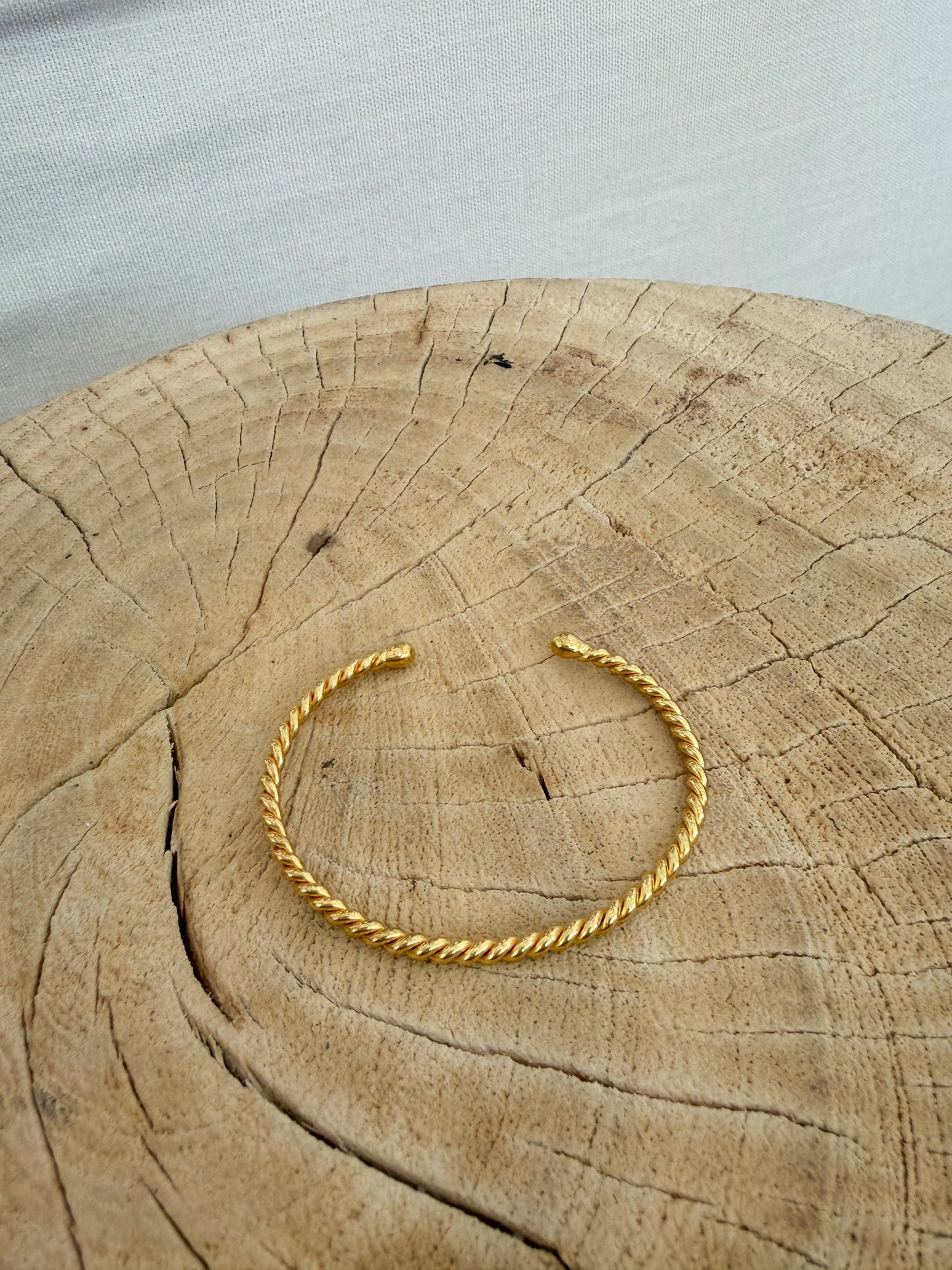 Twist Bangle Bracelet