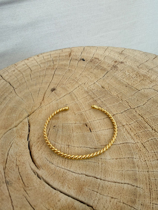 Twist Bangle Bracelet