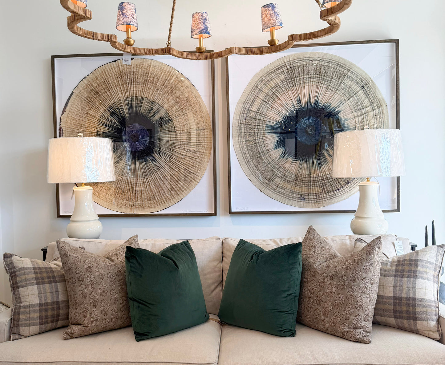 Framed Antique Taiwanese Skirt