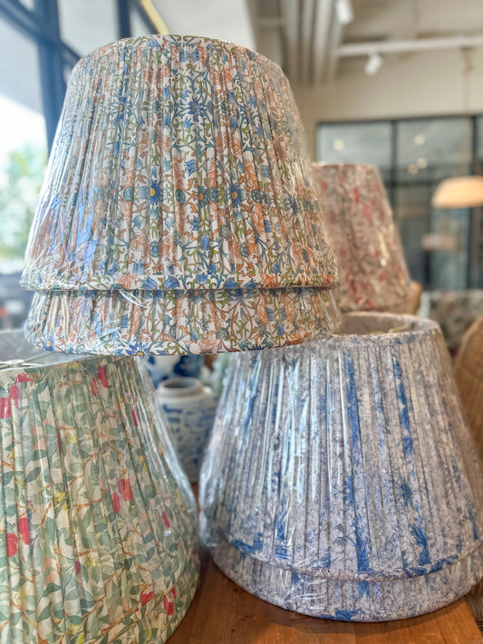 Floral Print Lampshades