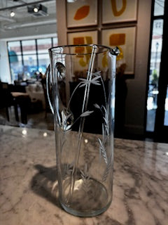 Etched Martini Pitcher