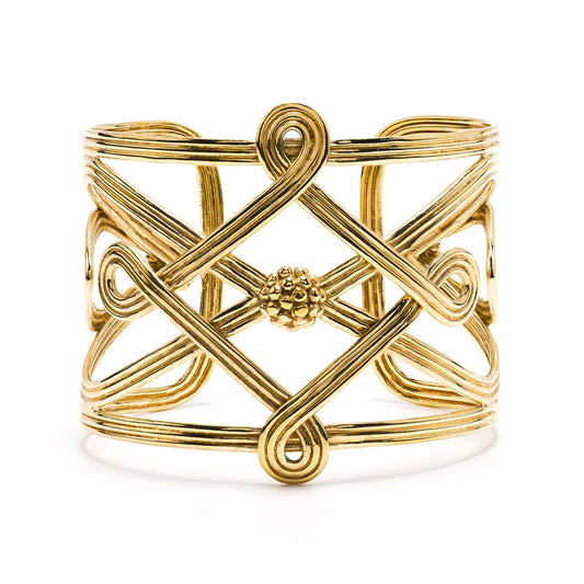 Monique Compass Cuff in Gold