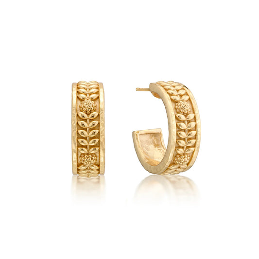 Berry Vine Hoop Earrings