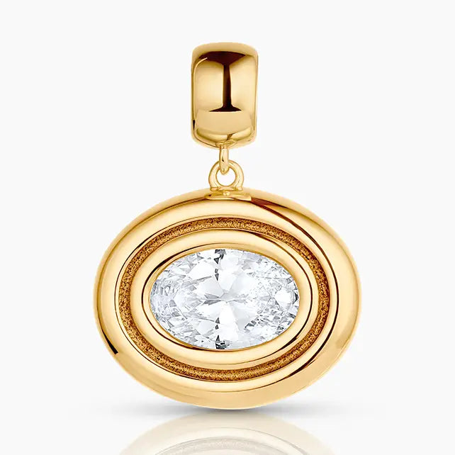 Starlet Oval Charm