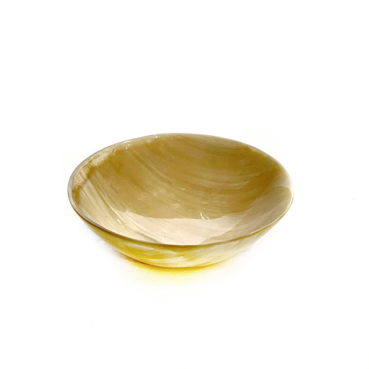 Cow Horn Round Bowl - Large