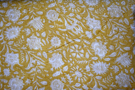 Sunshine Floral Handpainted Fabric