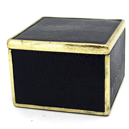 Square Black Boa Box