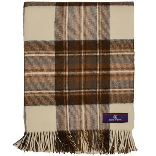 Natural Dress - Highland Tartan Tweed Wool Throw